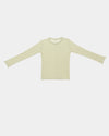 BASERANGE Classic Bamboo Fiber and Cotton Long Sleeve T-Shirt Collection Crew Neck Base Shirt French BAS-TTLS-BL-AU25-PIER GREEN (TOLS-BL-000 TTLS)